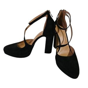 Jessica Simpson Black Strappy Heels